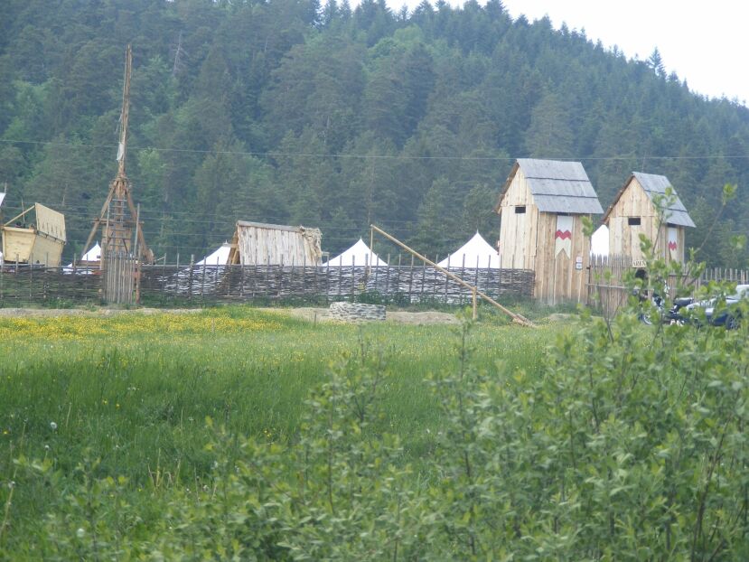 Middle Ages military camp