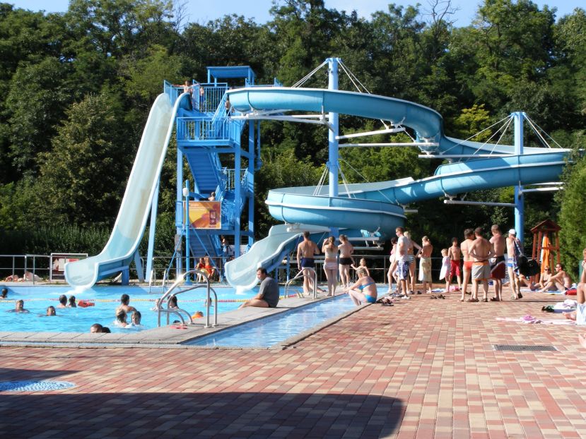 Thermal swimming pool in Velky Meder