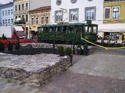 Električka na Košickom námestí