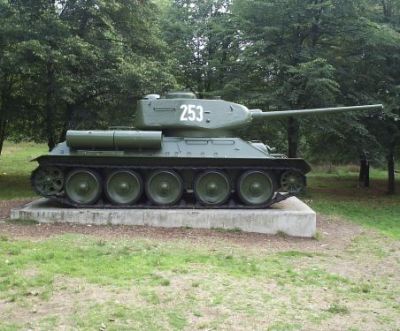 Tank of the 2nd Word War in Kalna nad Hronom