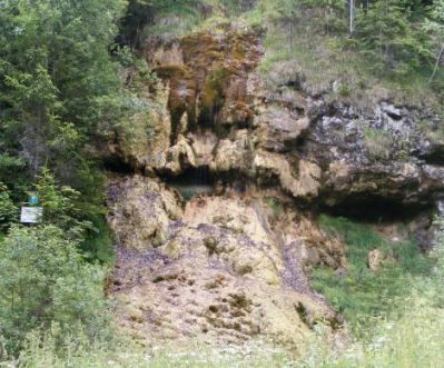 Tajovska travertine heap