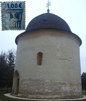 Románska rotunda v obci Bíňa