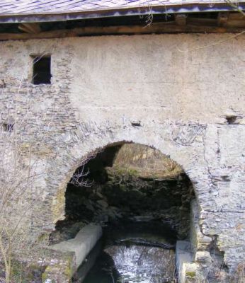 Water mill ruin in Meliata