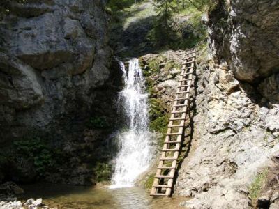 Ráztocký vodopád v Kvačianskej doline