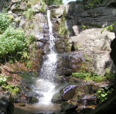 Starohutsky waterfall