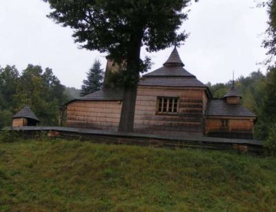 Drevený kostol v obci Krajné Čierno