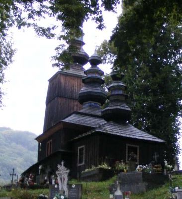 Drevený kostol v obci Hunkovce