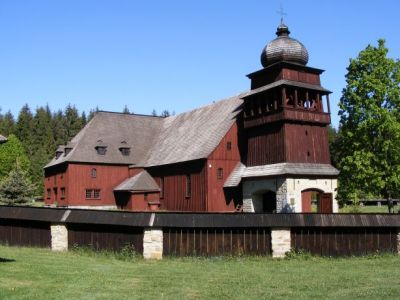 Wooden articular church in the village St. Kriz