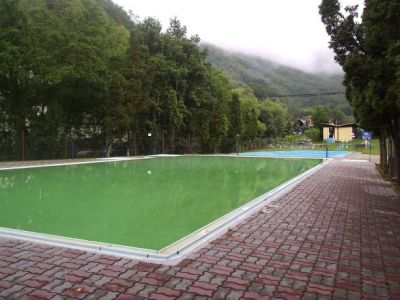 Thermal swimming pool in Sklene Teplice