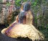 Hot waterfall in Sklene Teplice